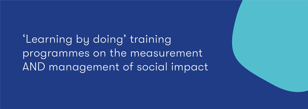 Culture3 Slider - ‘Learning by doing’ training programmes on the measurement AND management of social impact